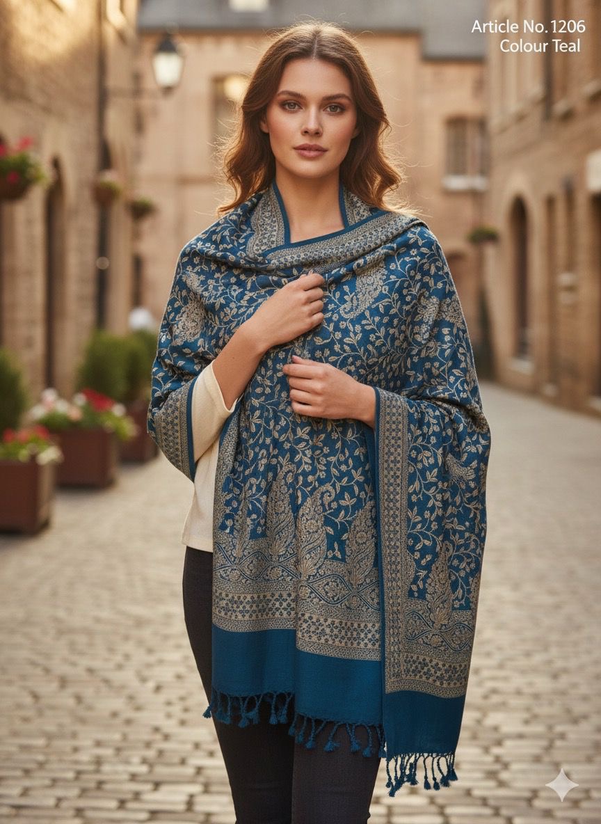 Gulmera Accrow Wool stole 